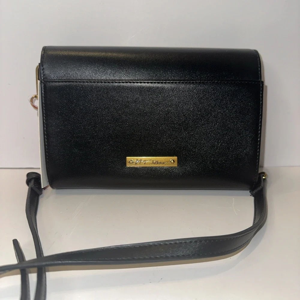 Betsey Johnson Women's  Halloween Theme Studded‎ Skull Crossbody Bag Black/Gold